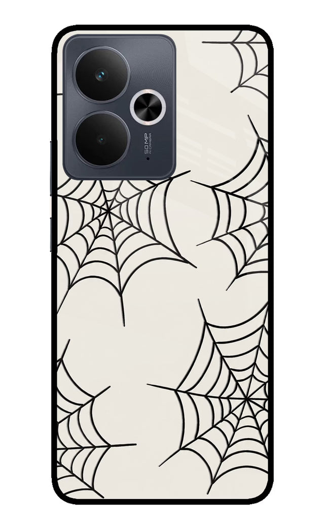 Spider Web Realme 14T 5G Glass Case