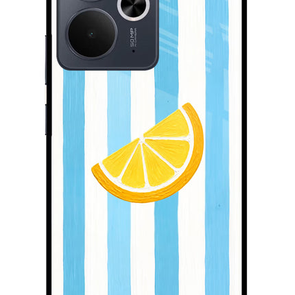 Summer Lemon Realme 14T 5G Glass Case