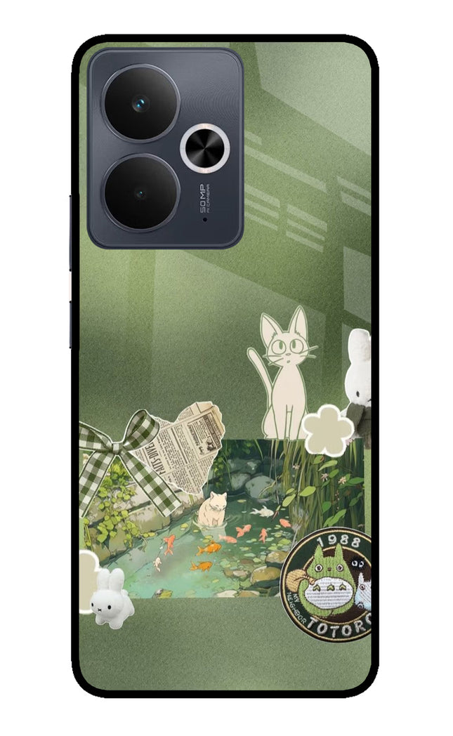 Aesthetic anime Realme 14T 5G Glass Case