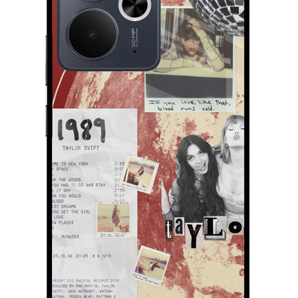 Taylor Swift Realme 14T 5G Glass Case