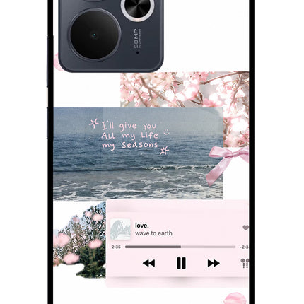 Wave to earth Realme 14T 5G Glass Case