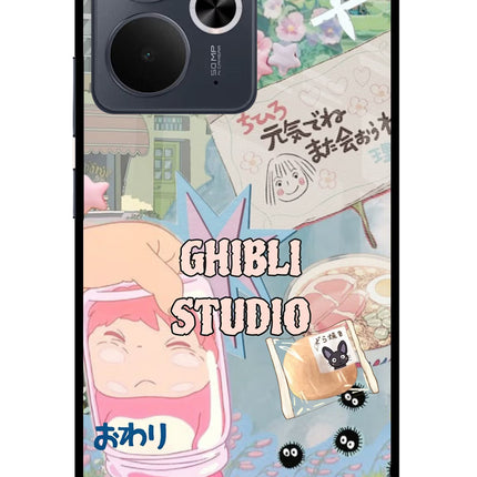 Studio Ghibli Realme 14T 5G Glass Case