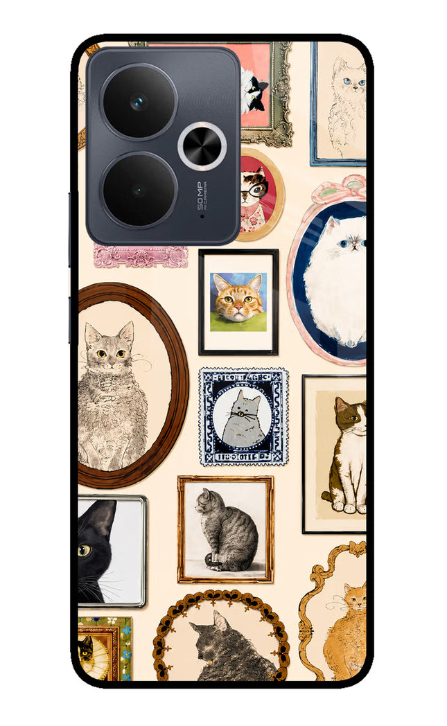Mirror Cats Realme 14T 5G Glass Case
