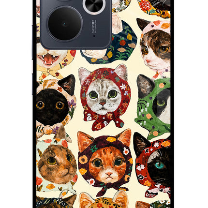 Cool Cat Realme 14T 5G Glass Case