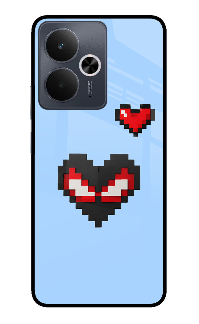 Peter Heart Realme 14T 5G Glass Case