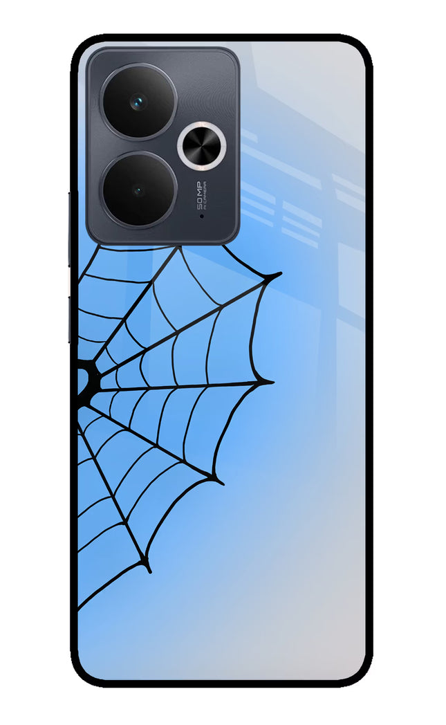 Blue Web Realme 14T 5G Glass Case