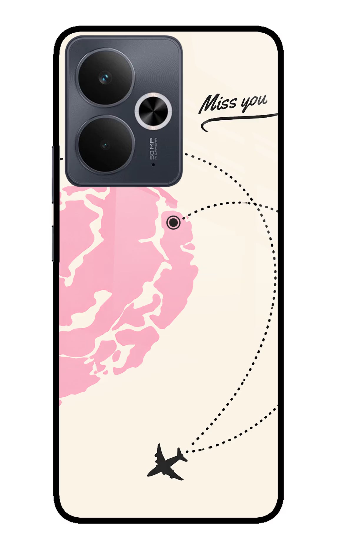 Miss Orbit Realme 14T 5G Glass Case
