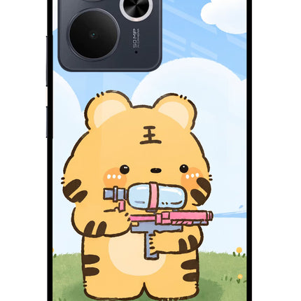 Tiger Treat Realme 14T 5G Glass Case