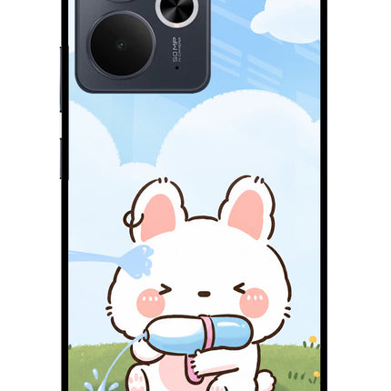 Bunny Treat Realme 14T 5G Glass Case