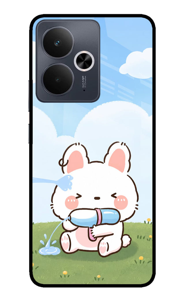 Bunny Treat Realme 14T 5G Glass Case