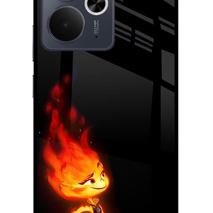 Ember Flame Realme 14T 5G Glass Case