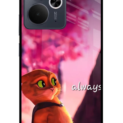 Always Cat Realme 14T 5G Glass Case