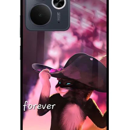 Forever Cat Realme 14T 5G Glass Case