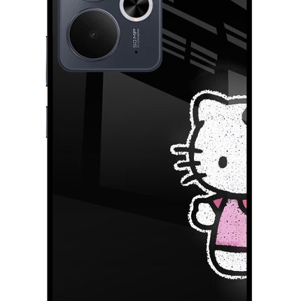 Kitty Charm Realme 14T 5G Glass Case
