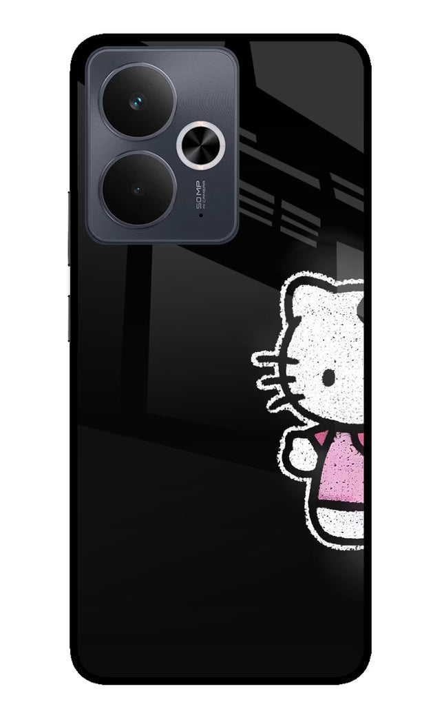 Kitty Charm Realme 14T 5G Glass Case