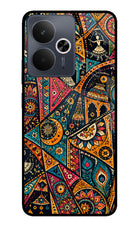 Folk Print Realme 14T 5G Glass Case
