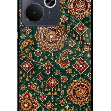 Green Pataka Realme 14T 5G Glass Case