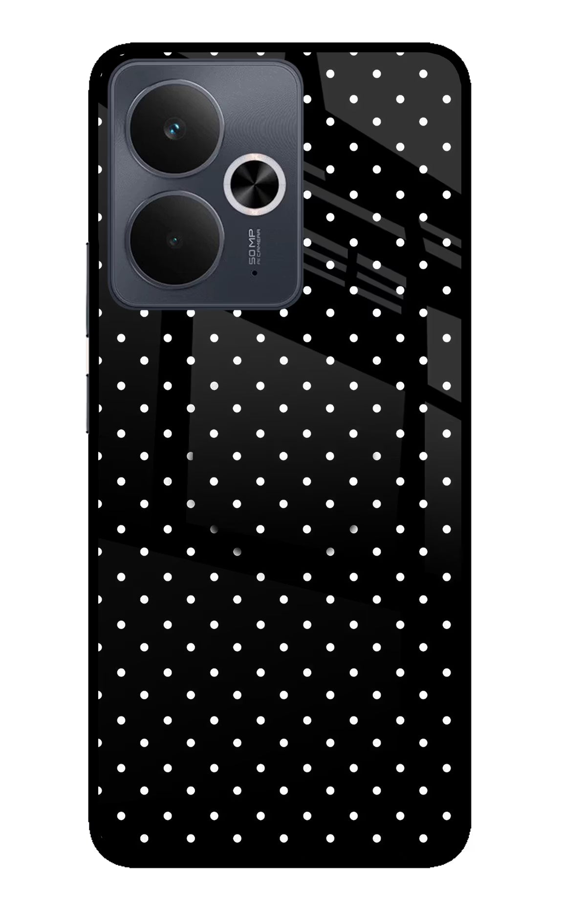 White Dots Realme 14T 5G Pop Case by Casekaro