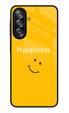 Happiness With Smiley Samsung A26 Glass Case