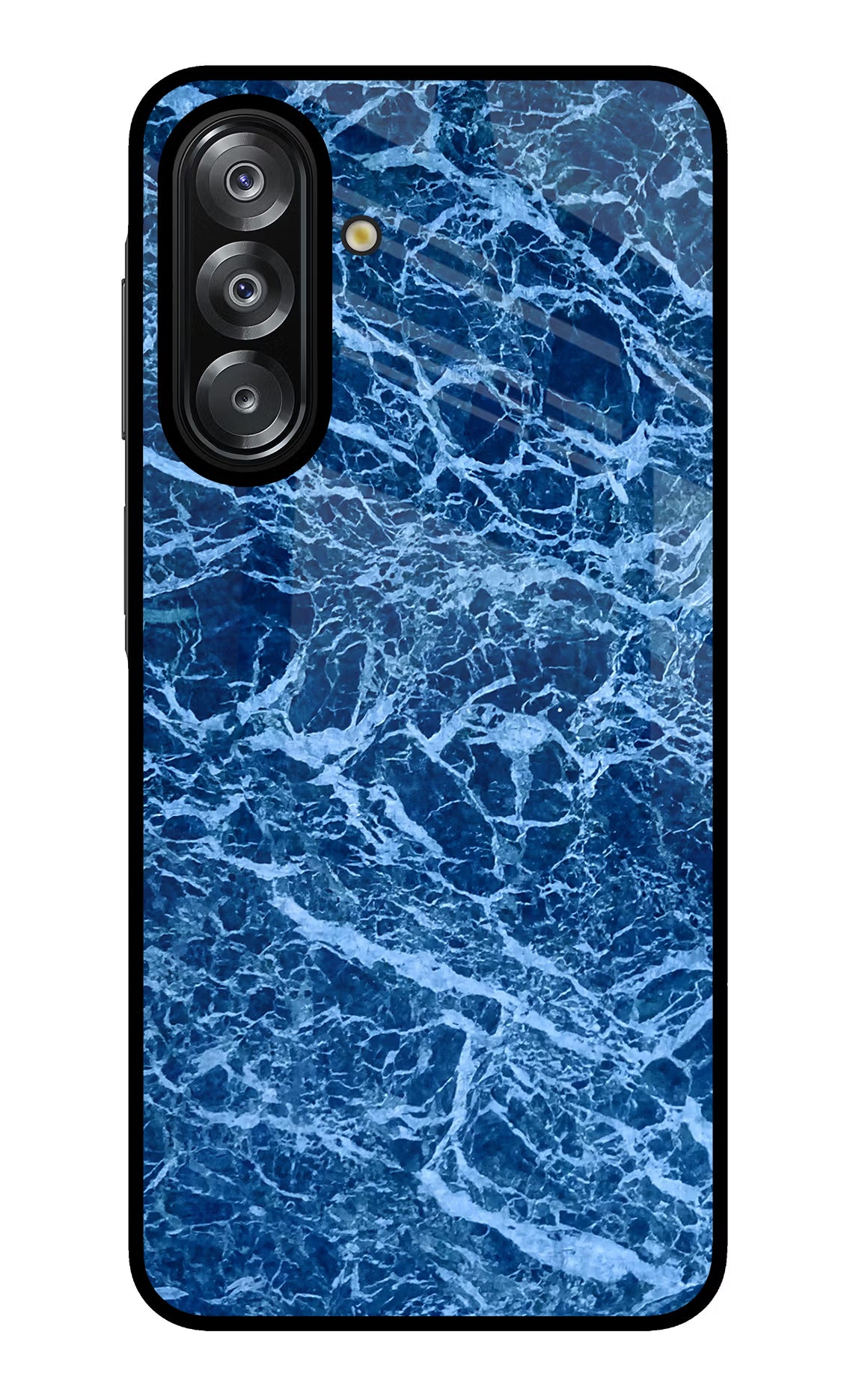 Blue Marble Samsung A26 Glass Case Back Cover by Casekaro
