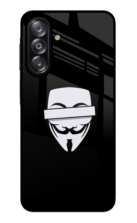 Anonymous Face Samsung A26 Glass Case