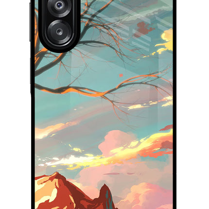 Scenery Samsung A26 Glass Case Back Cover by Casekaro