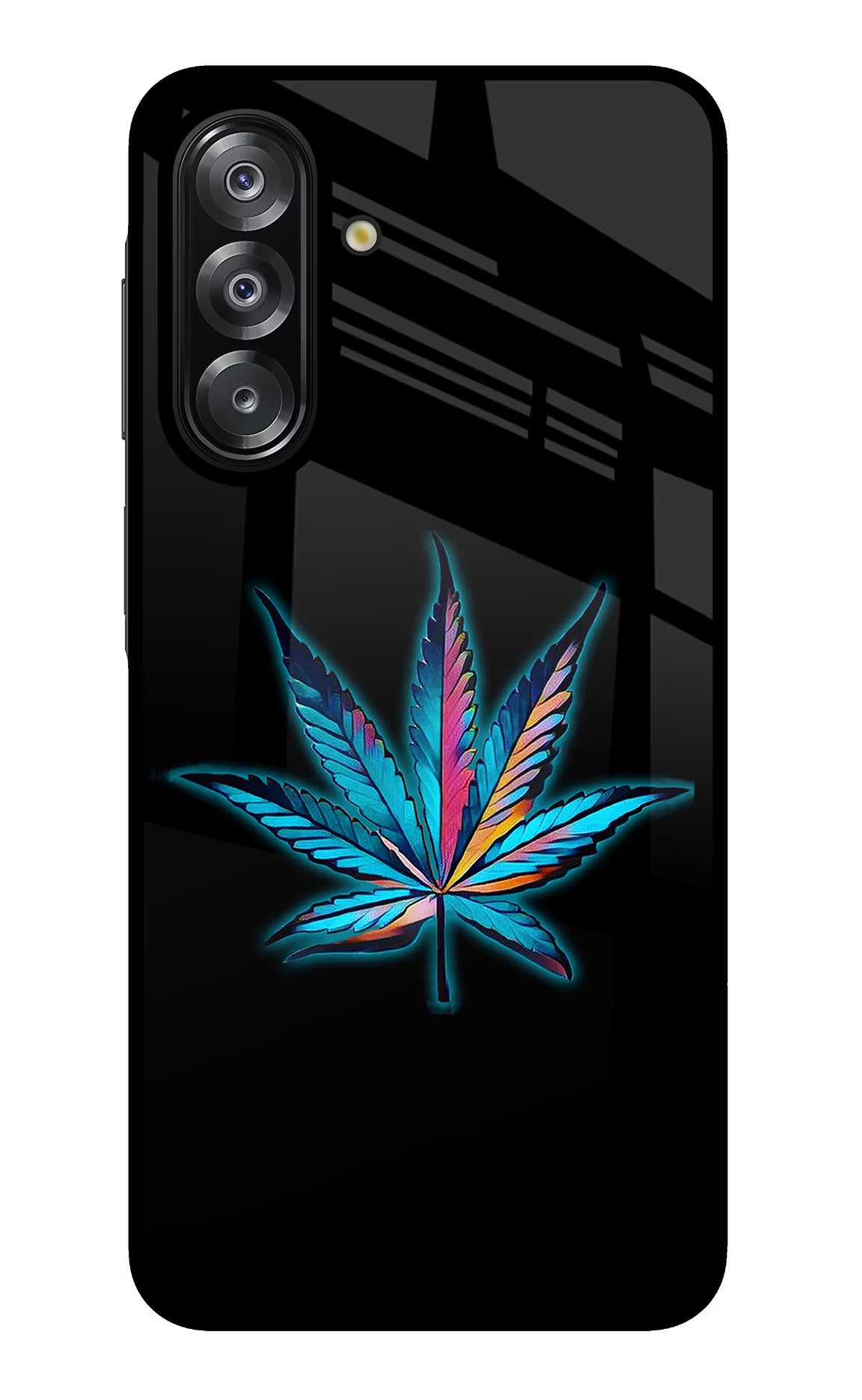 Weed Samsung A26 Glass Case Back Cover by Casekaro