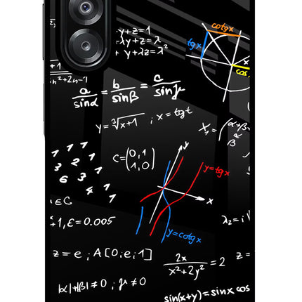 Mathematics Formula Samsung A26 Glass Case Back Cover by Casekaro