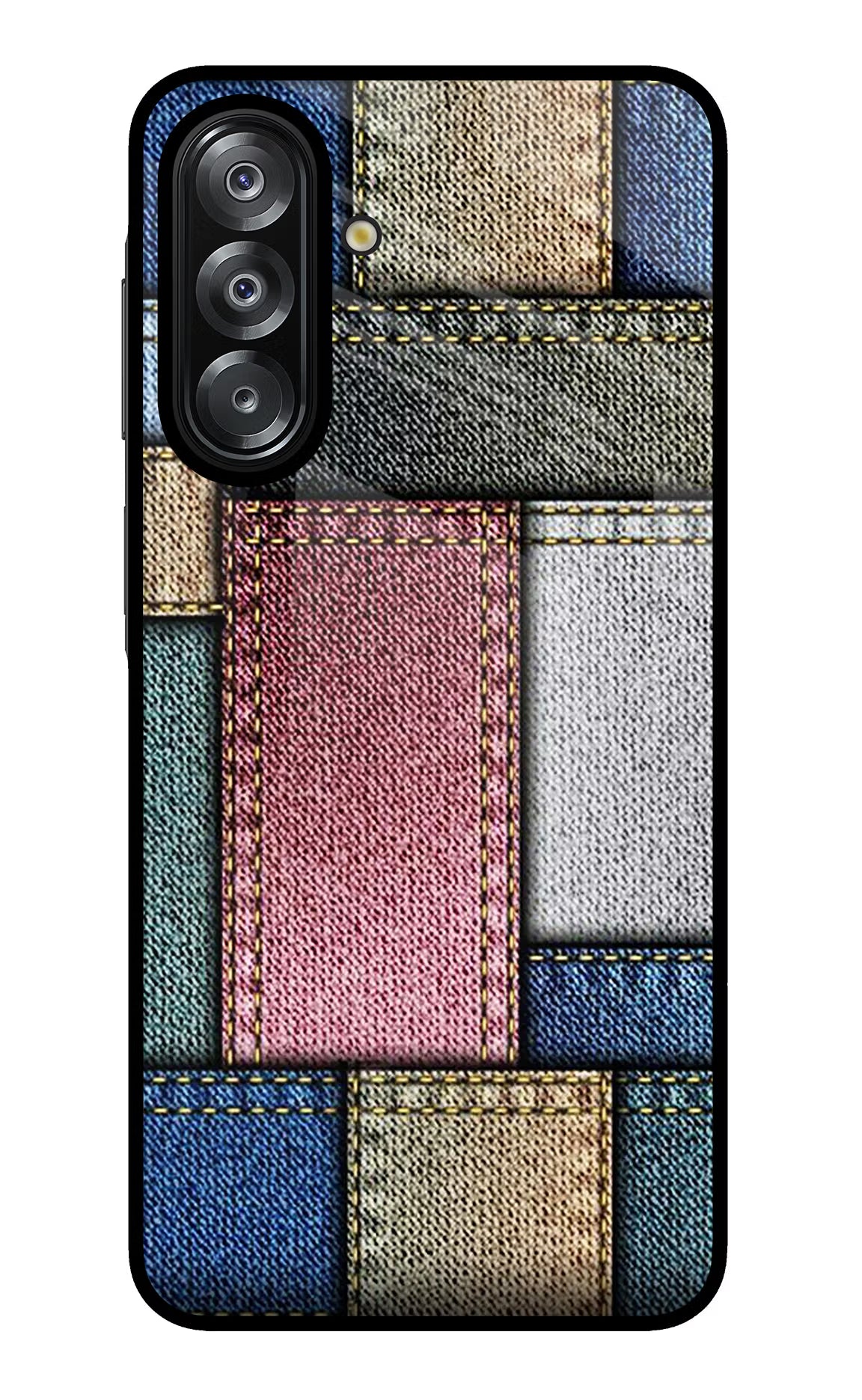 Multicolor Jeans Samsung A26 Glass Case Back Cover by Casekaro
