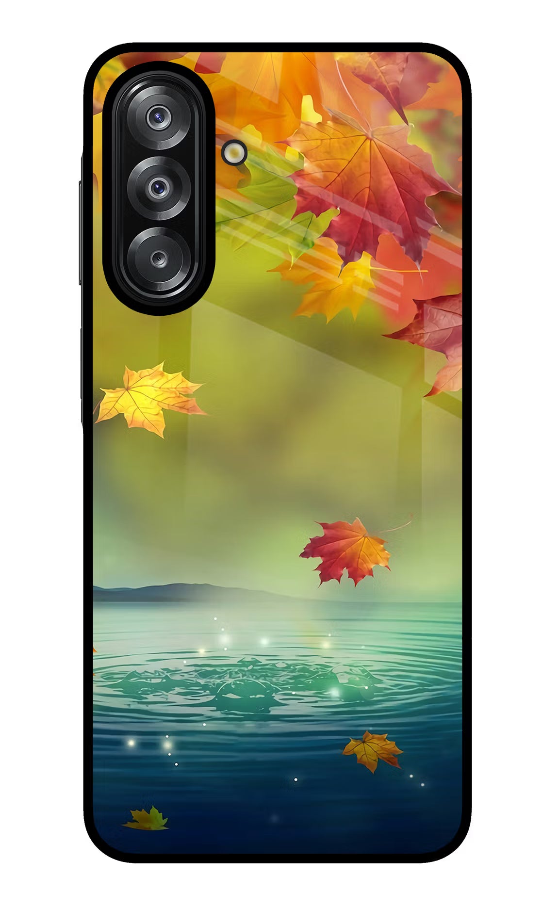 Flowers Samsung A26 Glass Case Back Cover by Casekaro