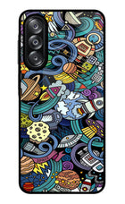 Space Abstract Samsung A26 Glass Case