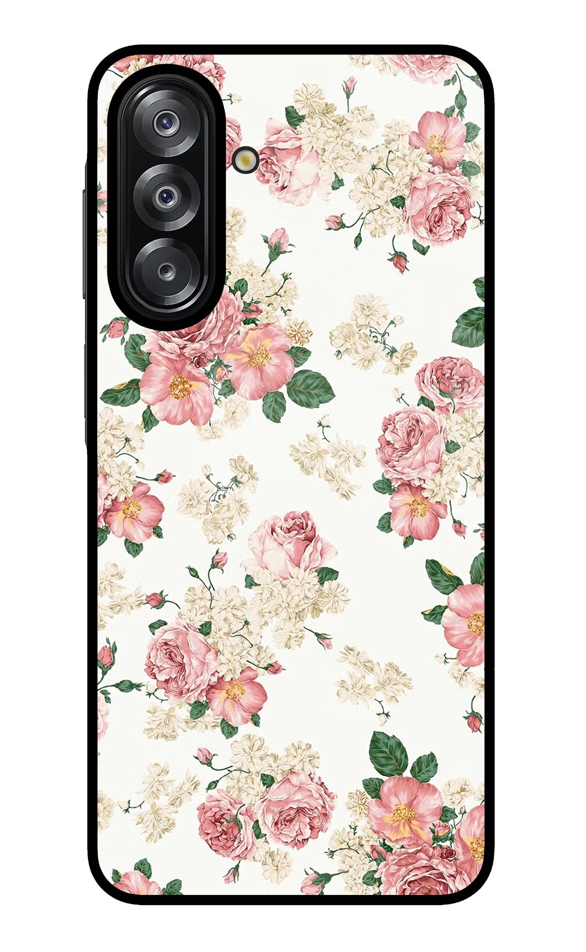 Flowers Samsung A26 Glass Case Back Cover by Casekaro