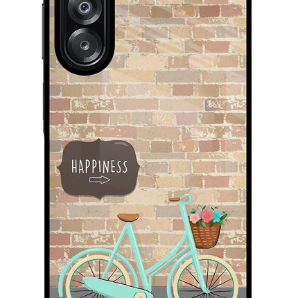 Happiness Artwork Samsung A26 Glass Case Back Cover by Casekaro