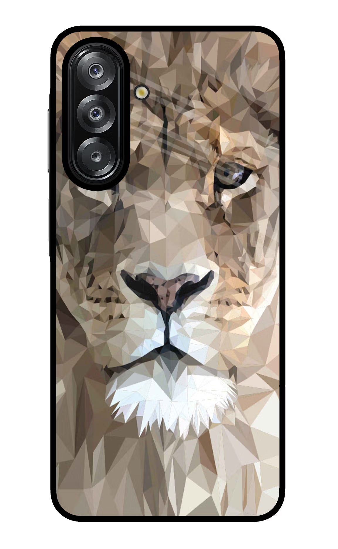 Lion Art Samsung A26 Glass Case Back Cover by Casekaro