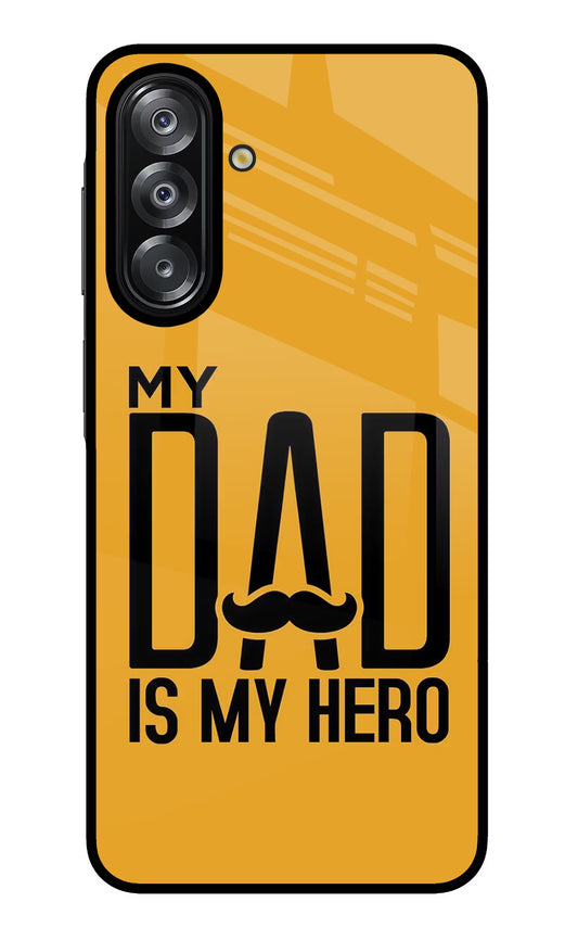 My Dad Is My Hero Samsung A26 Glass Case