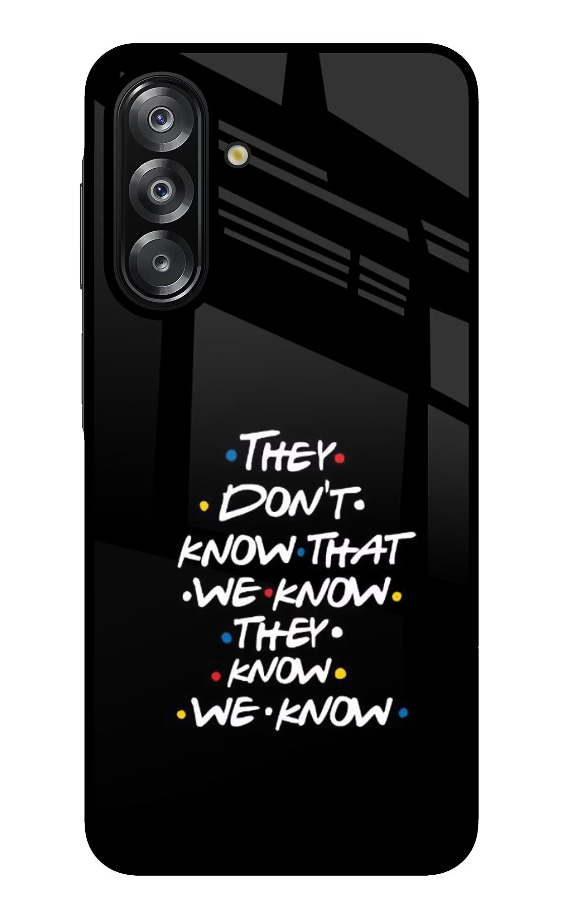 FRIENDS Dialogue Samsung A26 Glass Case