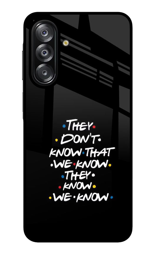 FRIENDS Dialogue Samsung A26 Glass Case