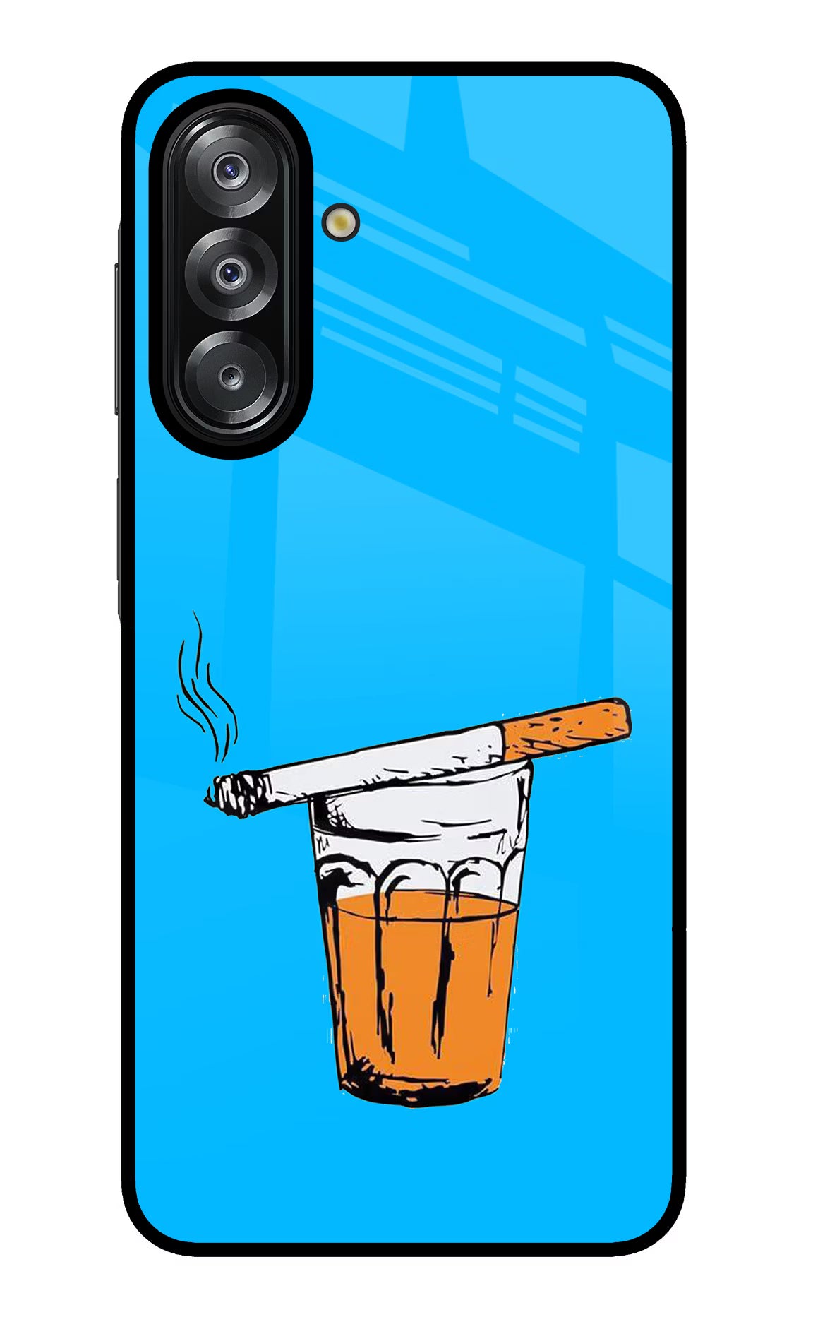 Chai Sutta Samsung A26 Glass Case Back Cover by Casekaro