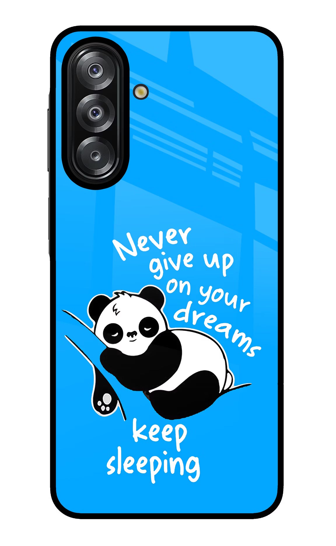 Keep Sleeping Samsung A26 Glass Case Back Cover by Casekaro