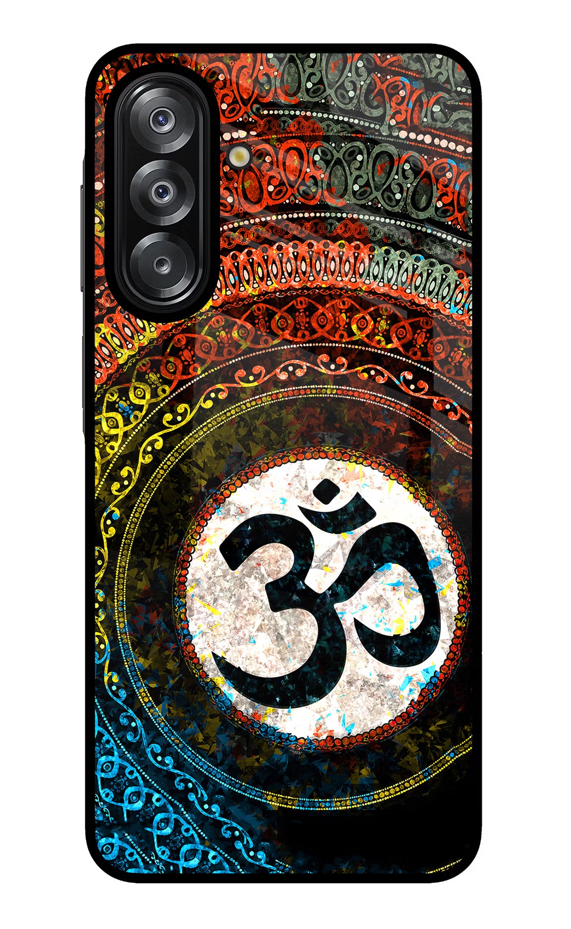 Om Cultural Samsung A26 Glass Case Back Cover by Casekaro