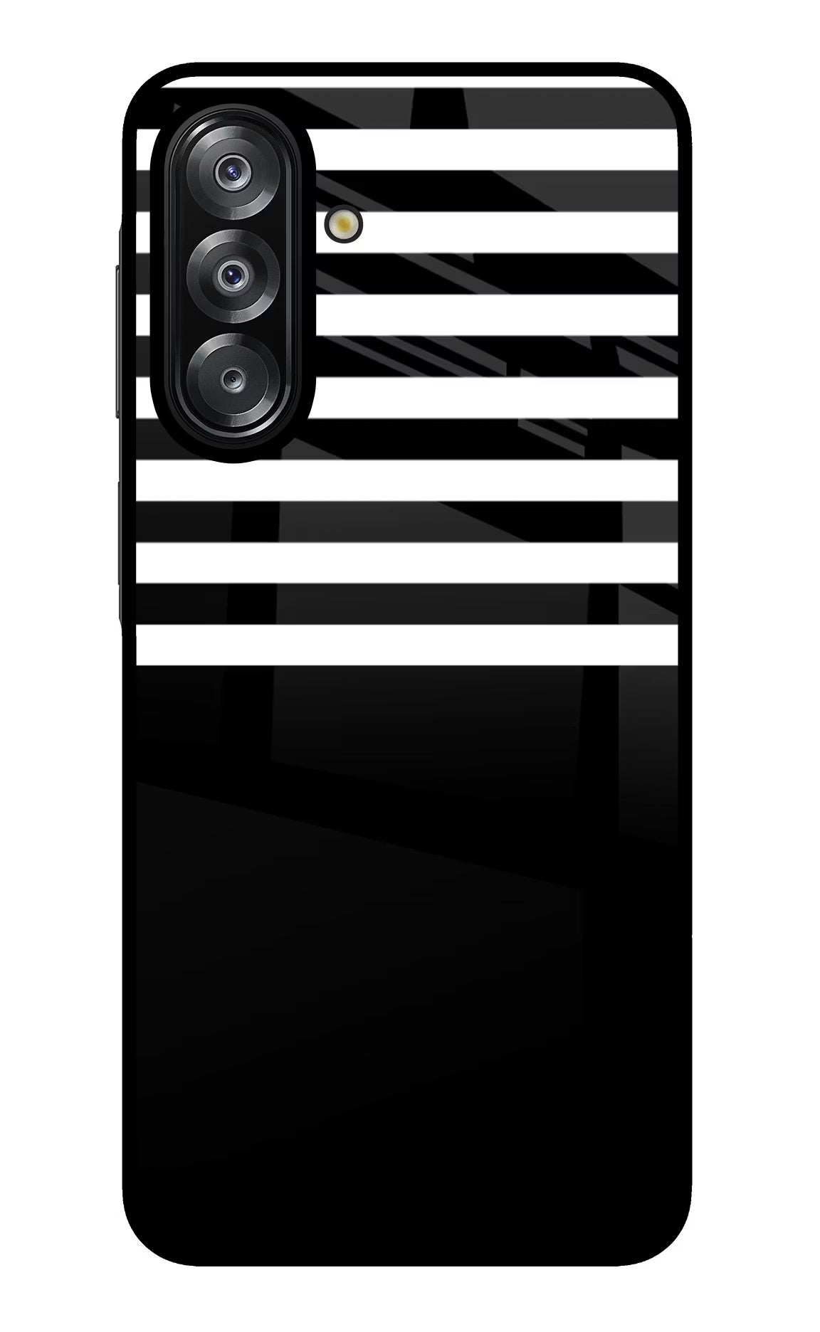 Black and White Print Samsung A26 Glass Case