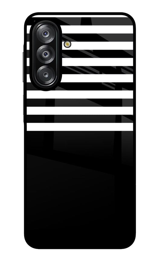 Black and White Print Samsung A26 Glass Case
