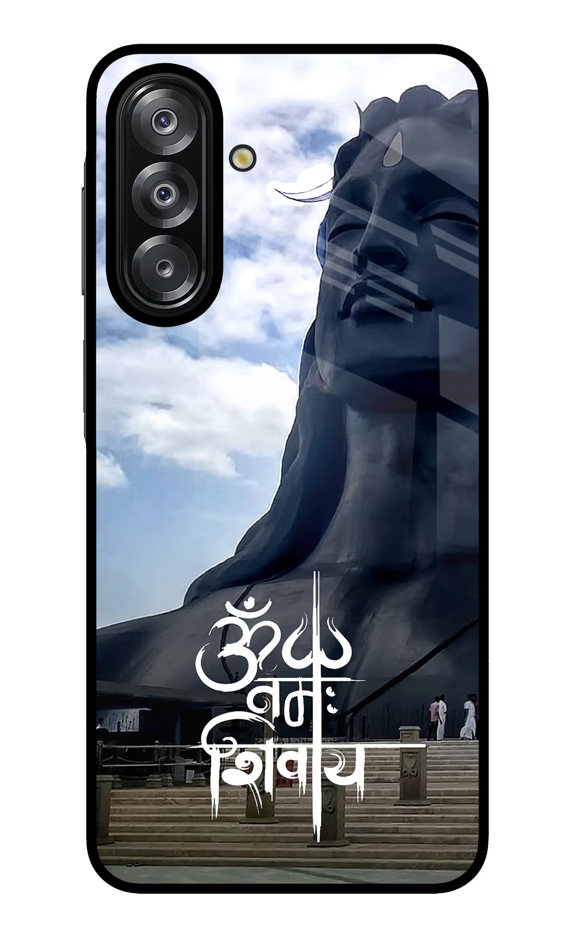 Om Namah Shivay Samsung A26 Glass Case Back Cover by Casekaro