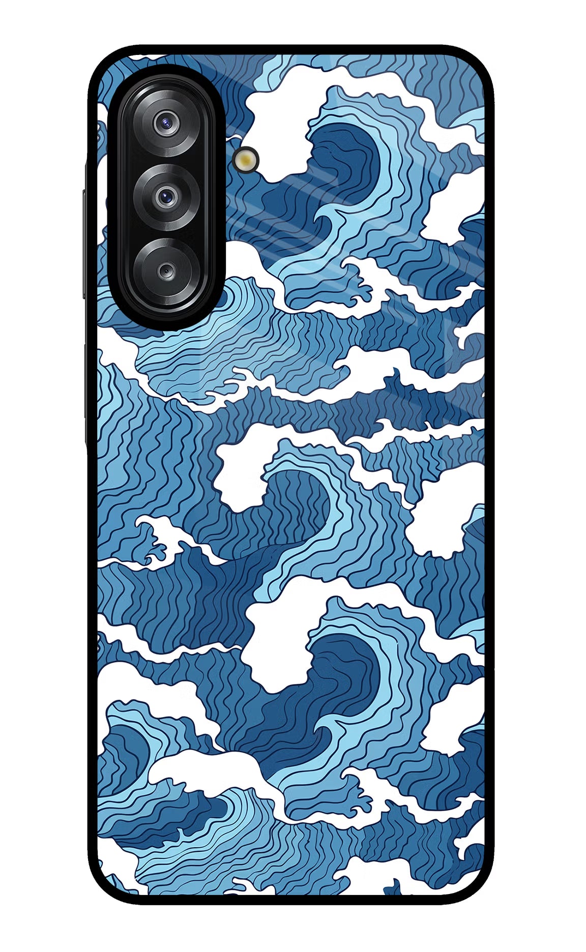 Blue Waves Samsung A26 Glass Case