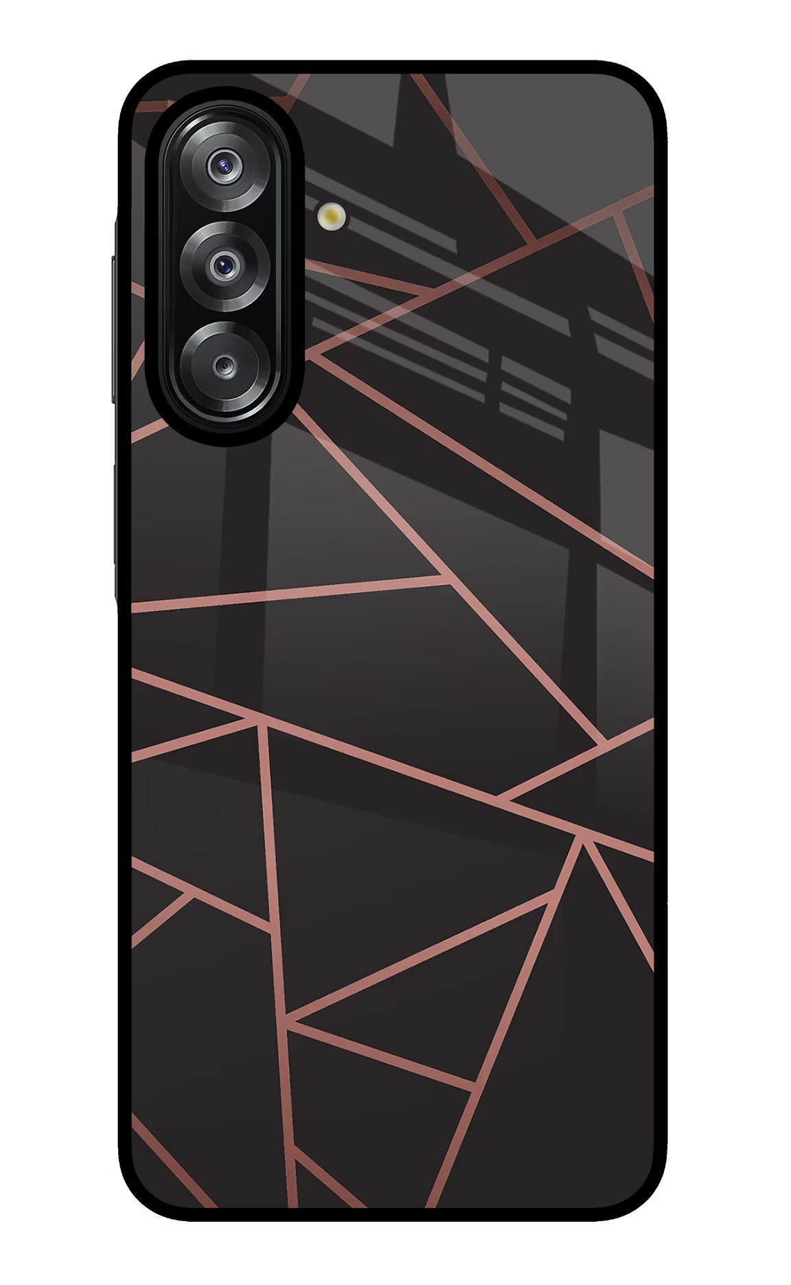 Geometric Pattern Samsung A26 Glass Case Back Cover by Casekaro