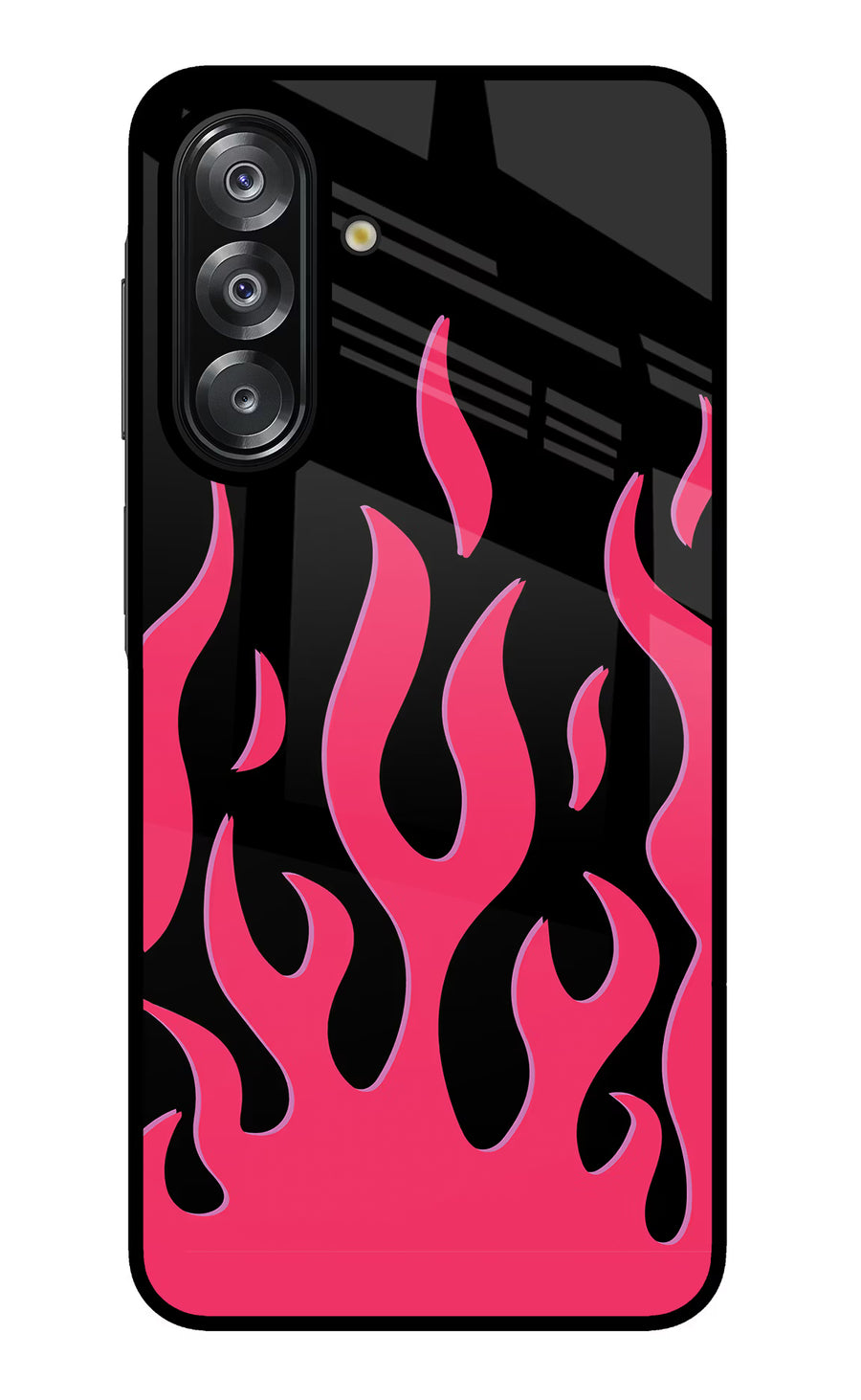 Fire Flames Samsung A26 Back Cover, Glass case