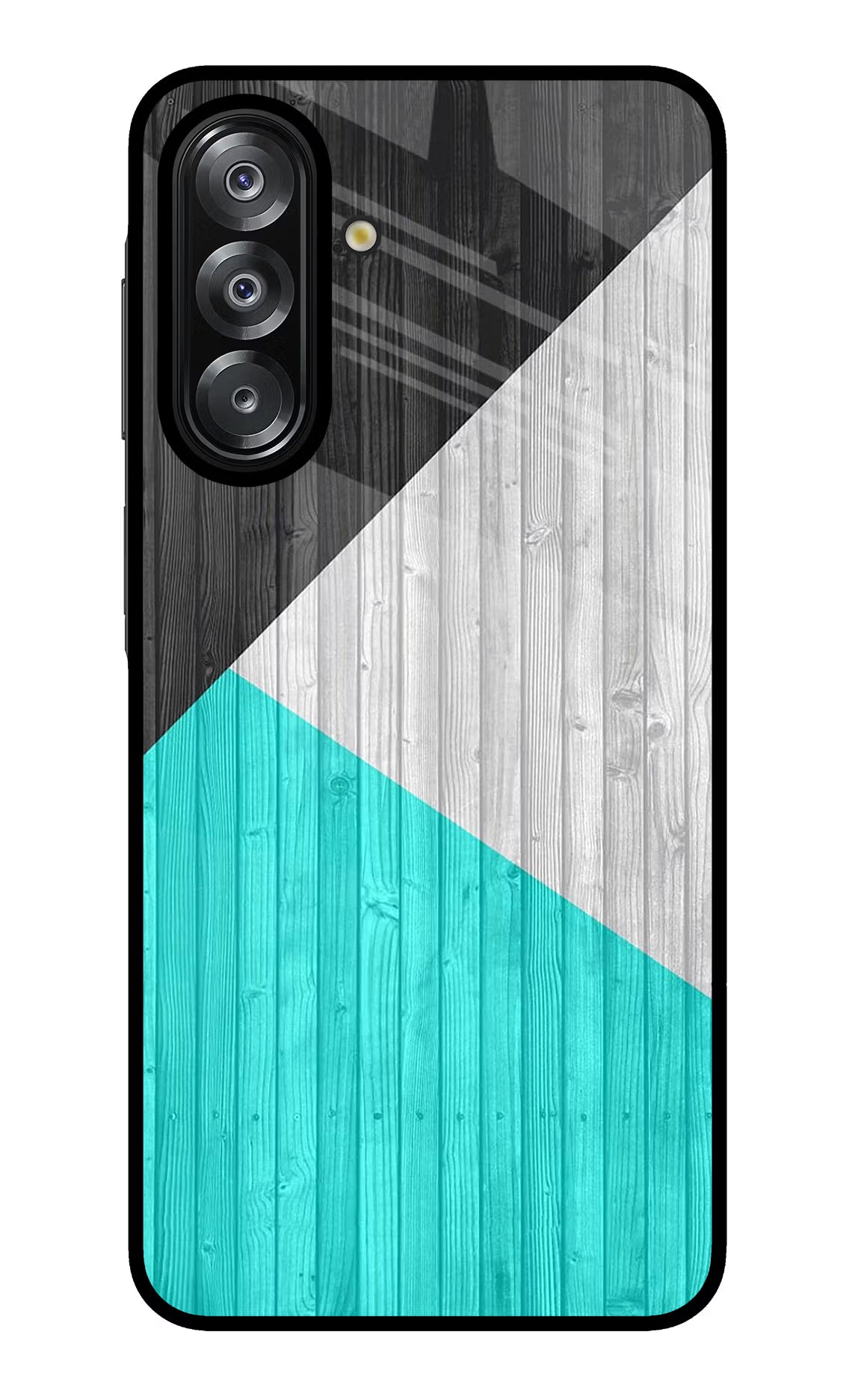 Wooden Abstract Samsung A26 Glass Case Back Cover by Casekaro
