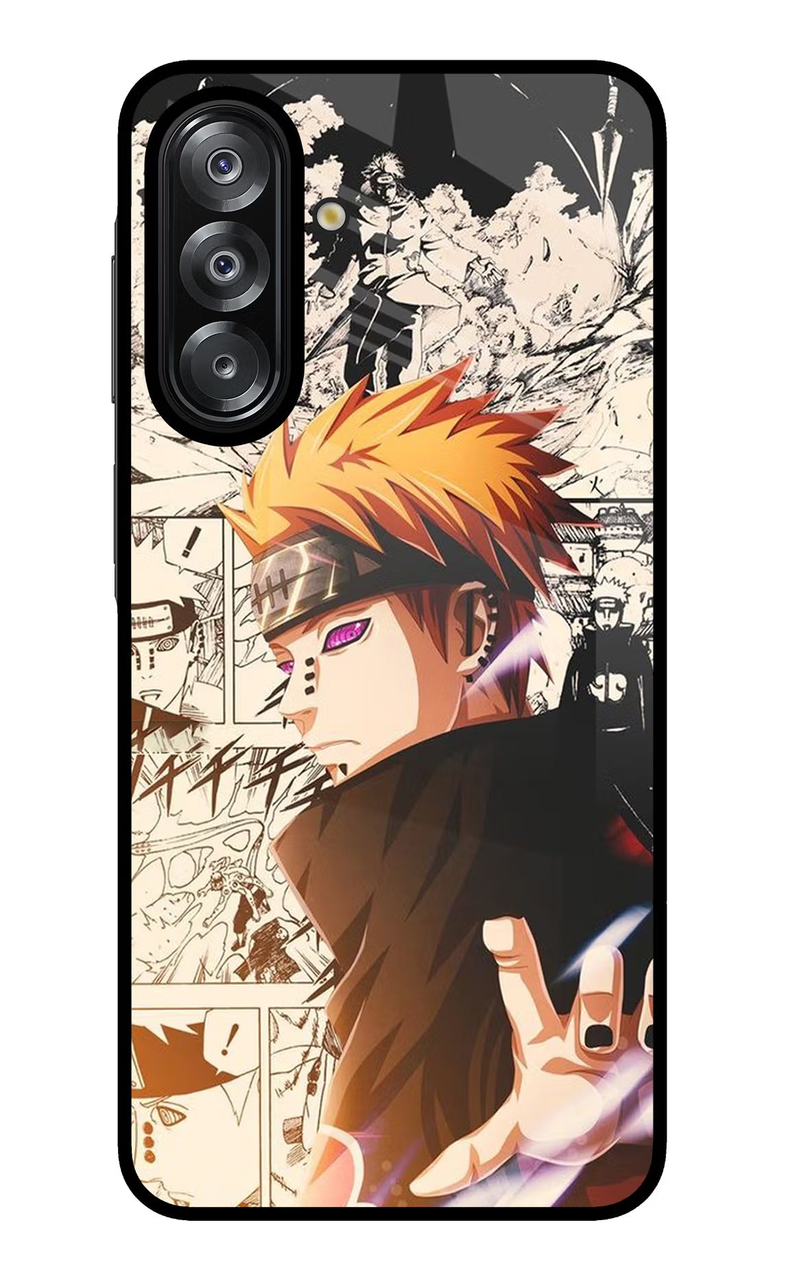 Pain Anime Samsung A26 Glass Case Back Cover by Casekaro