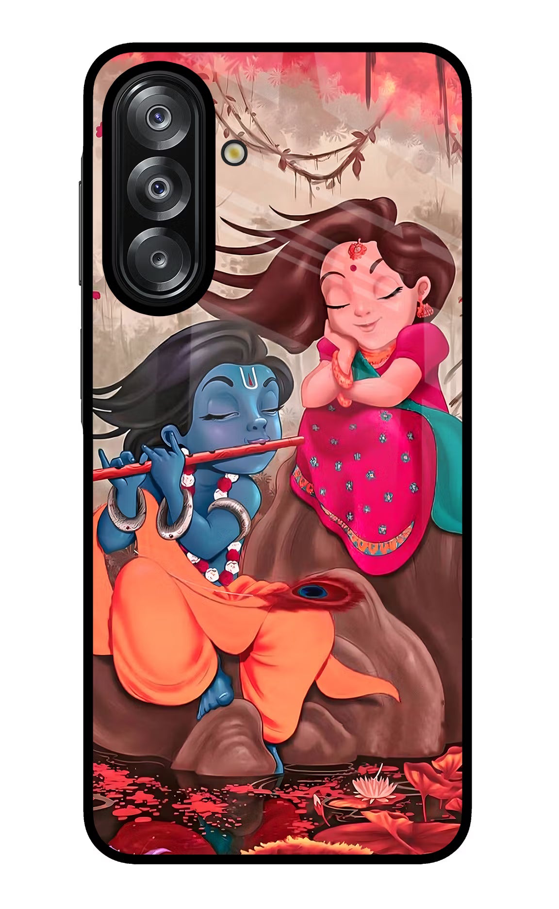 Radhe Krishna Samsung A26 Glass Case