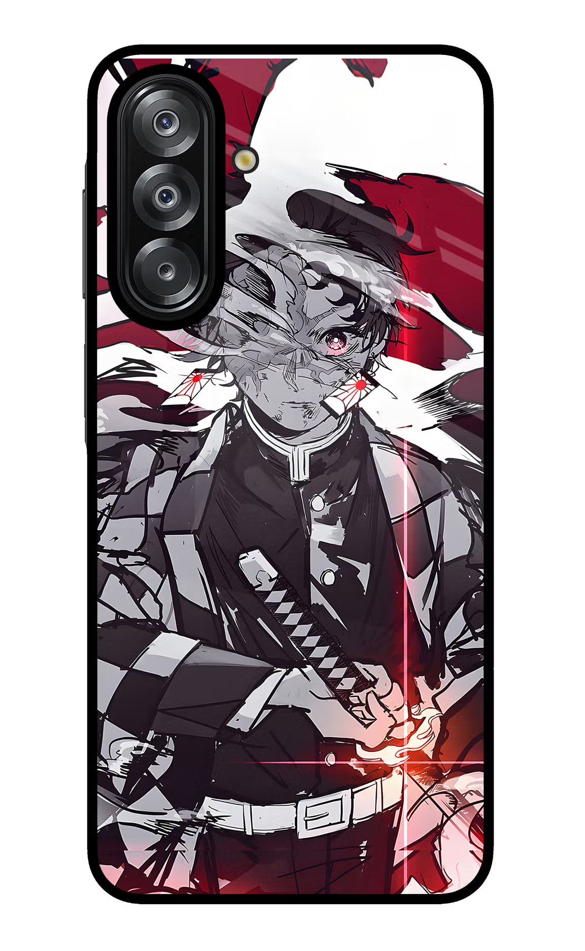 Demon Slayer Samsung A26 Glass Case Back Cover by Casekaro